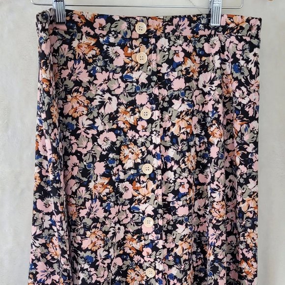Meg and Margot floral flared knee length skirt - Picture 1 of 4